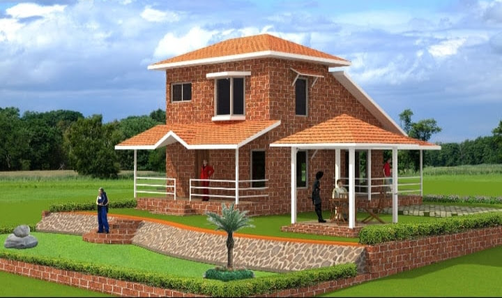 Sample bungalow design, Injole Panhala